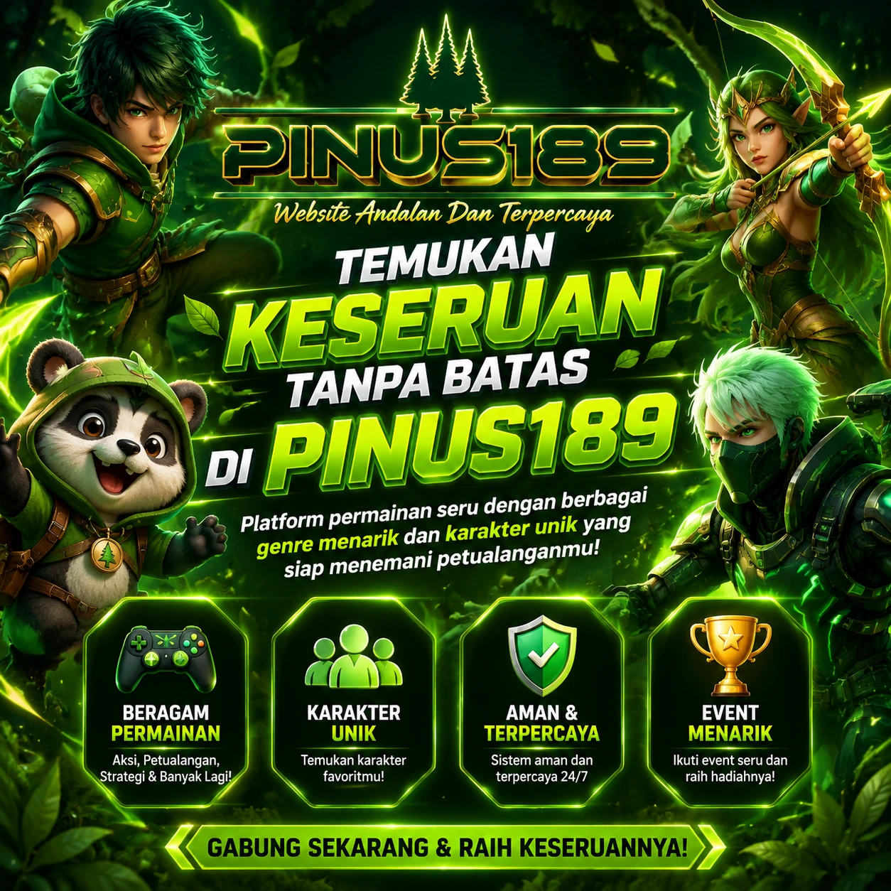 PINUS189 - Platform Game Online Seru & Modern 2026